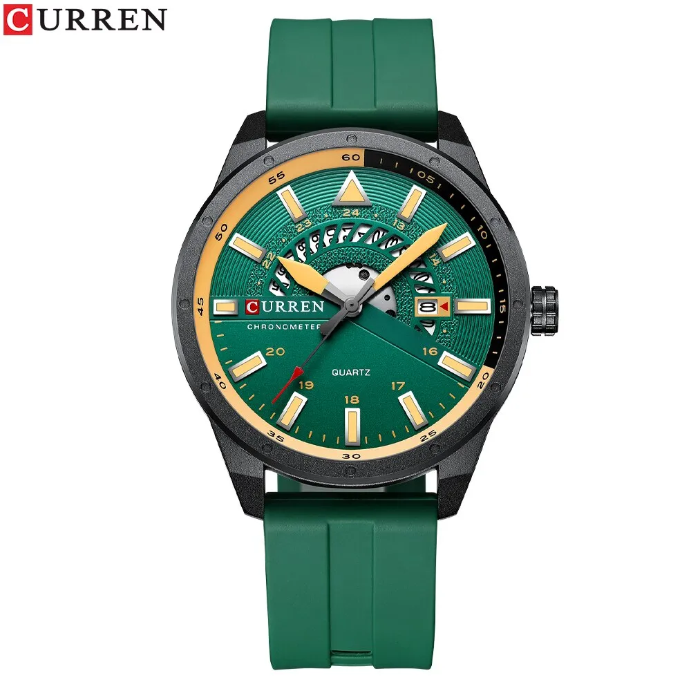 CURREN 2022 New Watch Men Luxury Fashion Sport Quartz Man Wrist Watch Analog Military Mens Waterproof Watches Calendar Clock