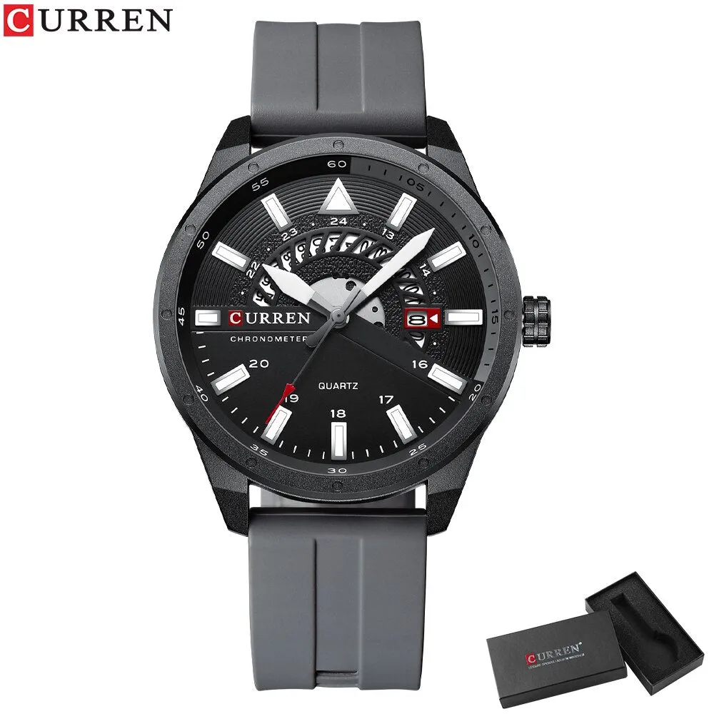 CURREN 2022 New Watch Men Luxury Fashion Sport Quartz Man Wrist Watch Analog Military Mens Waterproof Watches Calendar Clock