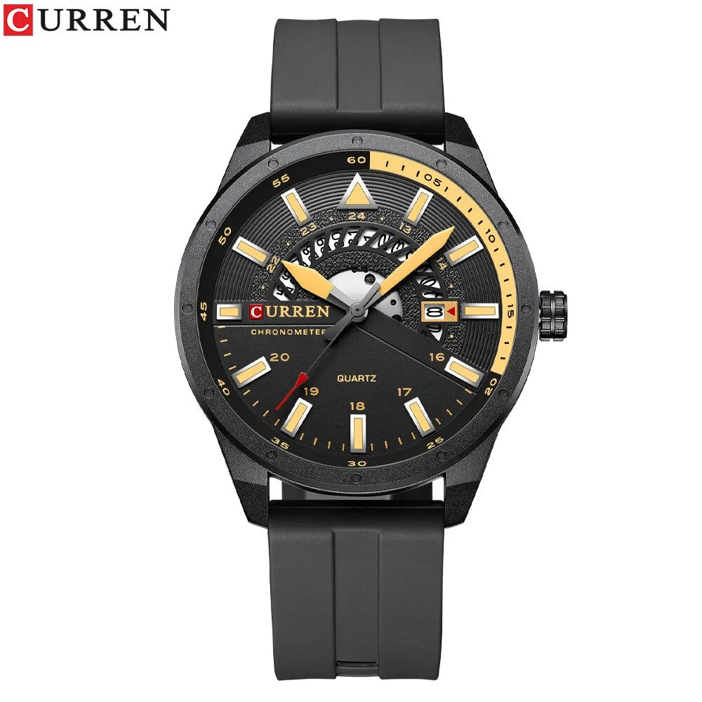 CURREN 2022 New Watch Men Luxury Fashion Sport Quartz Man Wrist Watch Analog Military Mens Waterproof Watches Calendar Clock