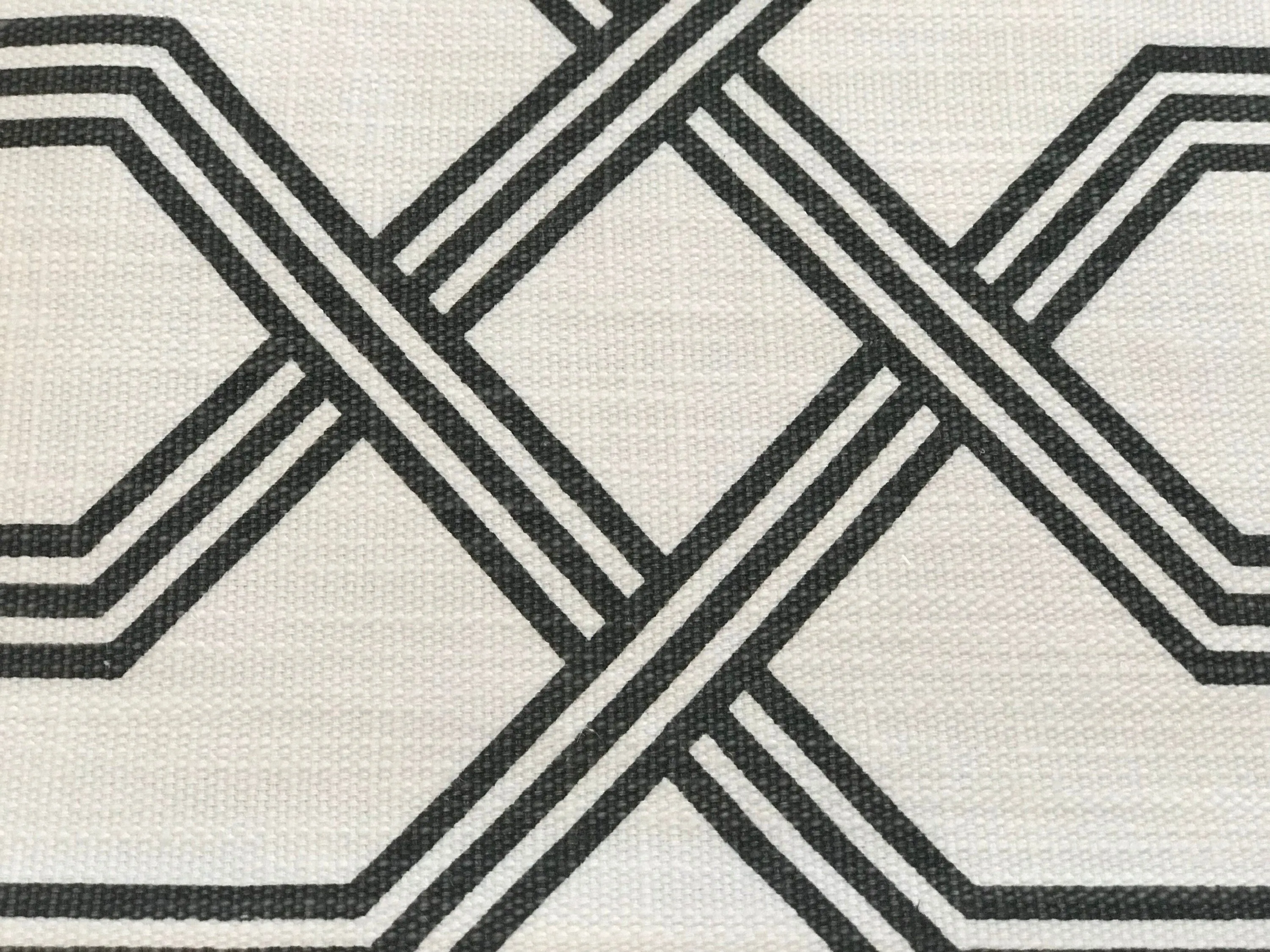 Custom Made Faux Roman Shade Valance, Ander Blue, Graphite Grey or Pewter & White Print on Premium Cotton Linen, Fully Lined