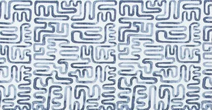 Custom-Made Straight Valance in Indigo Blue and White or Grey and White Print, Fully Lined, 100% Cotton, Modern Valance