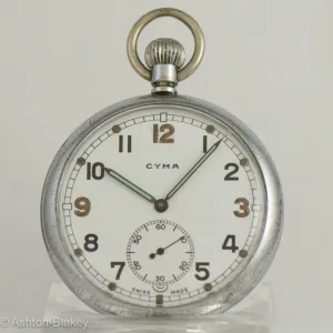 CYMA World War II military Pocket Watch