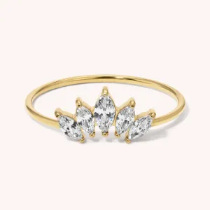 Cz Crown Ring