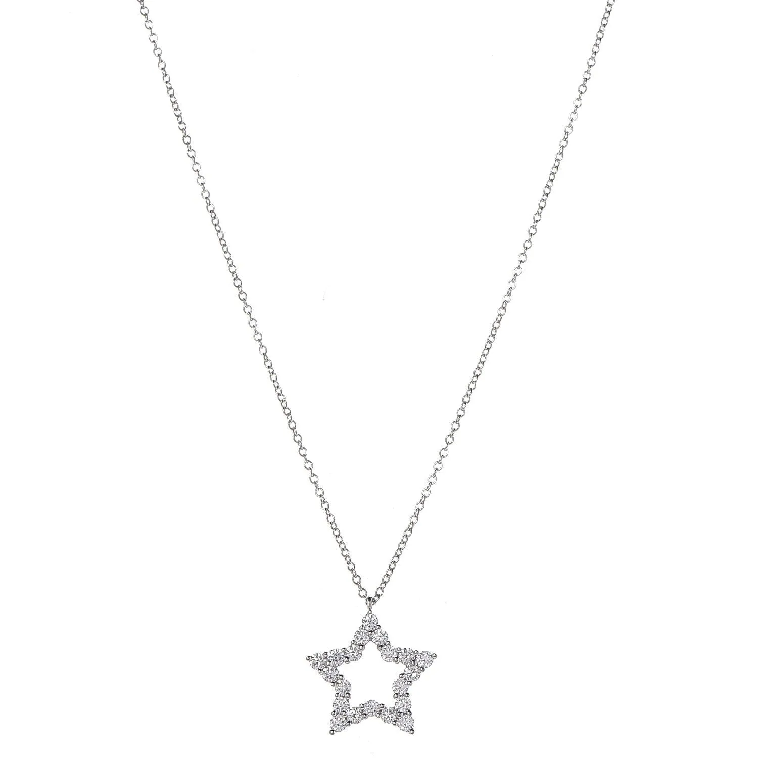 Diamond Star Pendant Necklace