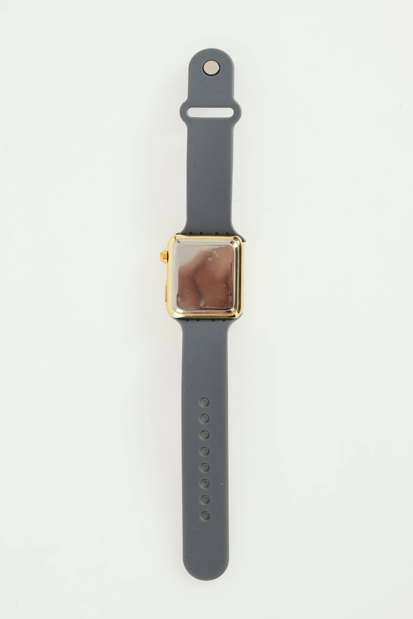 Digital Square Face Watch - Gold
