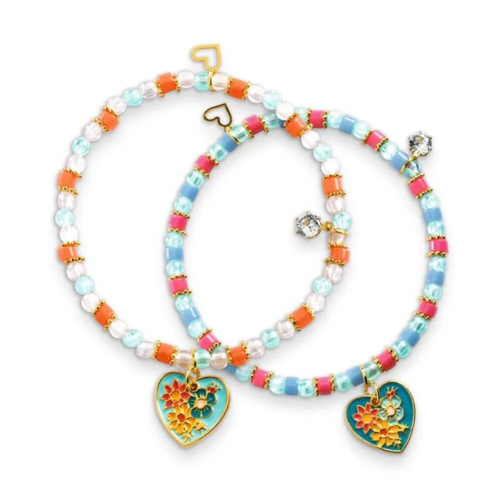 Djeco You & Me Heart Threading Beads Set