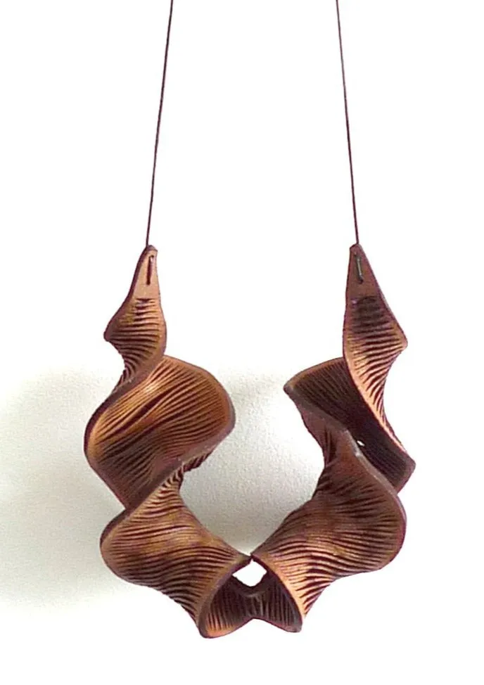 Double Oryx Horns Necklace