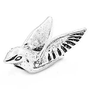 Dove European Bead Compatible for Most European Snake Chain Bracelet