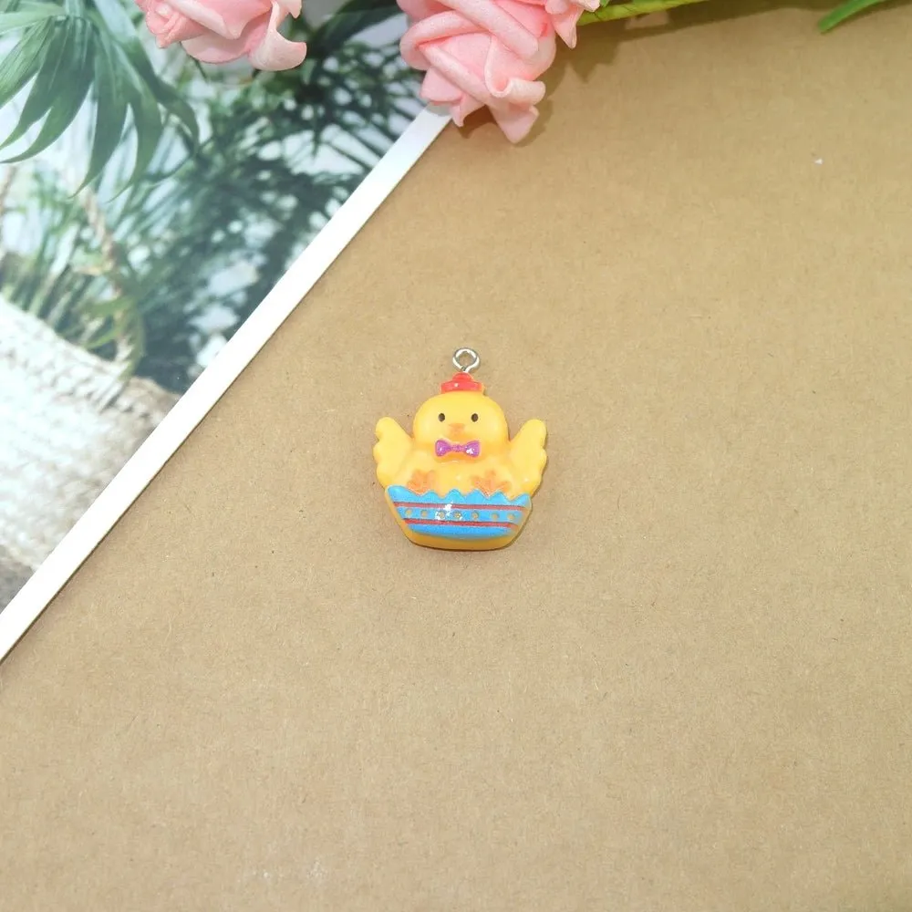 Easter Bunny Chicken Charms