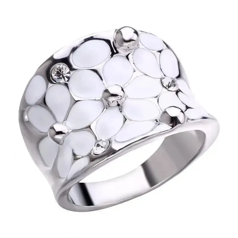Elegant Lily Zircon Ring Best-Selling Jewelry Wholesale