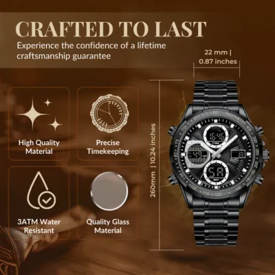 Elegant Military Sports Watch