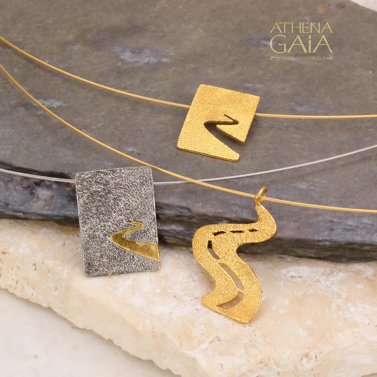 Embrace the Journey Silver Necklace (In-Stock)