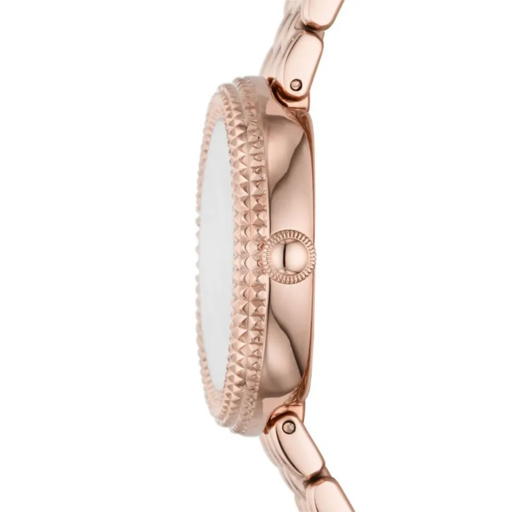 Emporio Armani Women's Rosa Analog Mother of Pearl Dial Watch
