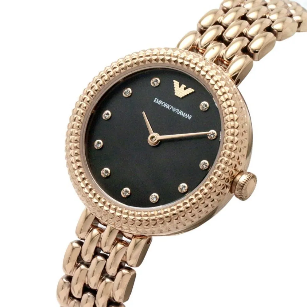 Emporio Armani Women's Rosa Analog Mother of Pearl Dial Watch