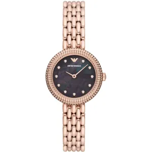 Emporio Armani Women's Rosa Analog Mother of Pearl Dial Watch