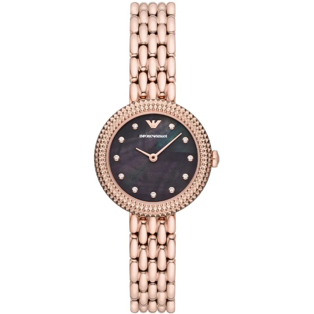 Emporio Armani Women's Rosa Analog Mother of Pearl Dial Watch