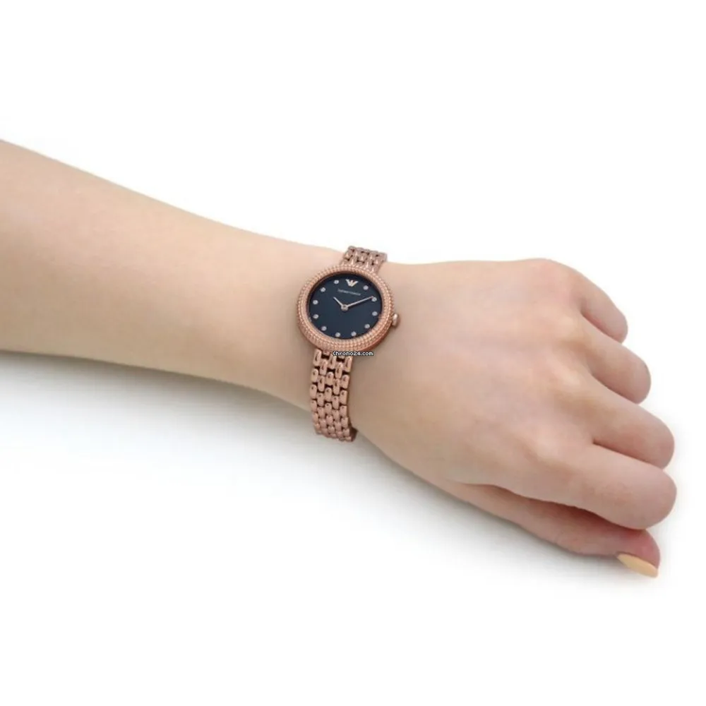 Emporio Armani Women's Rosa Analog Mother of Pearl Dial Watch