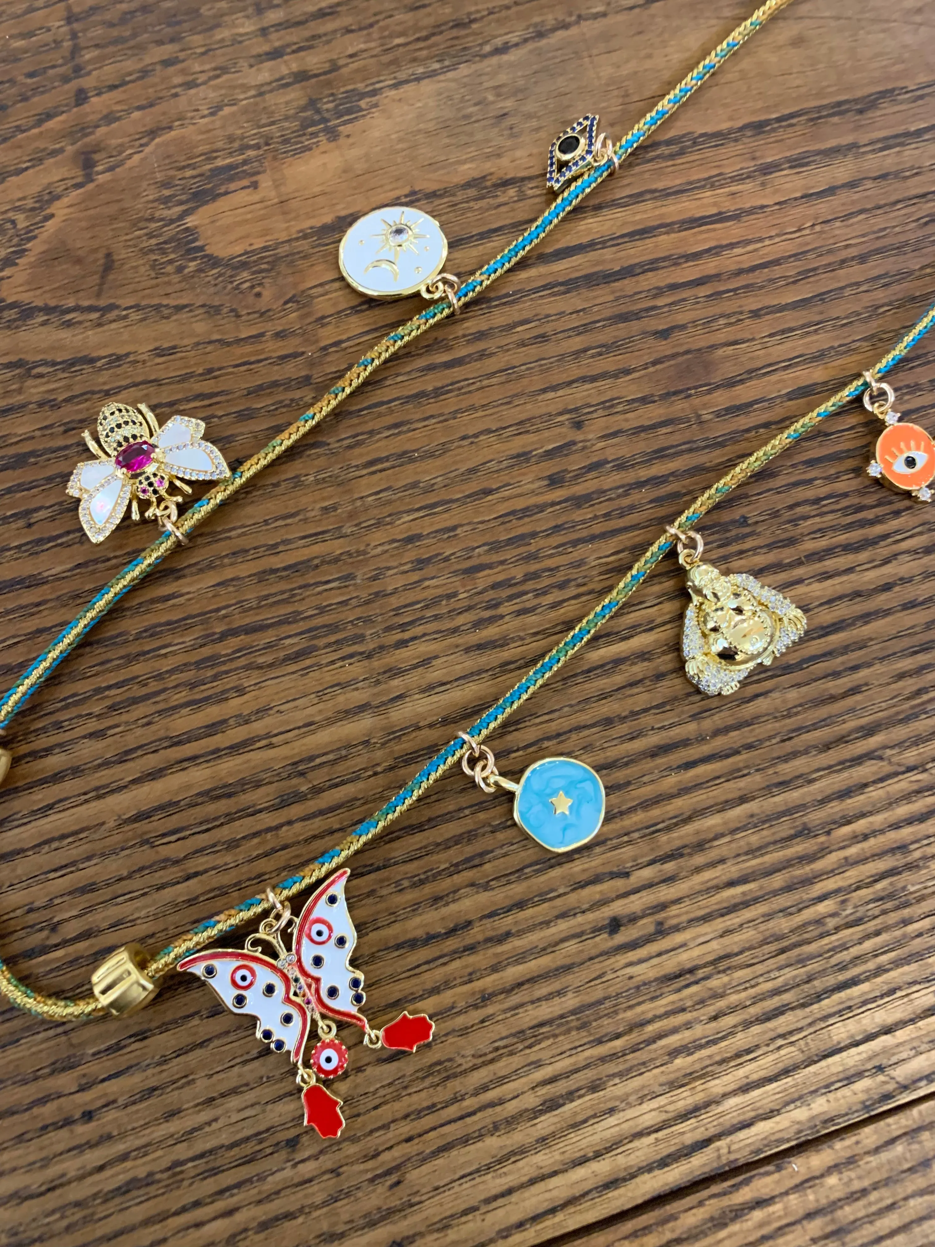 Evil Eye Charm Necklace | 24"