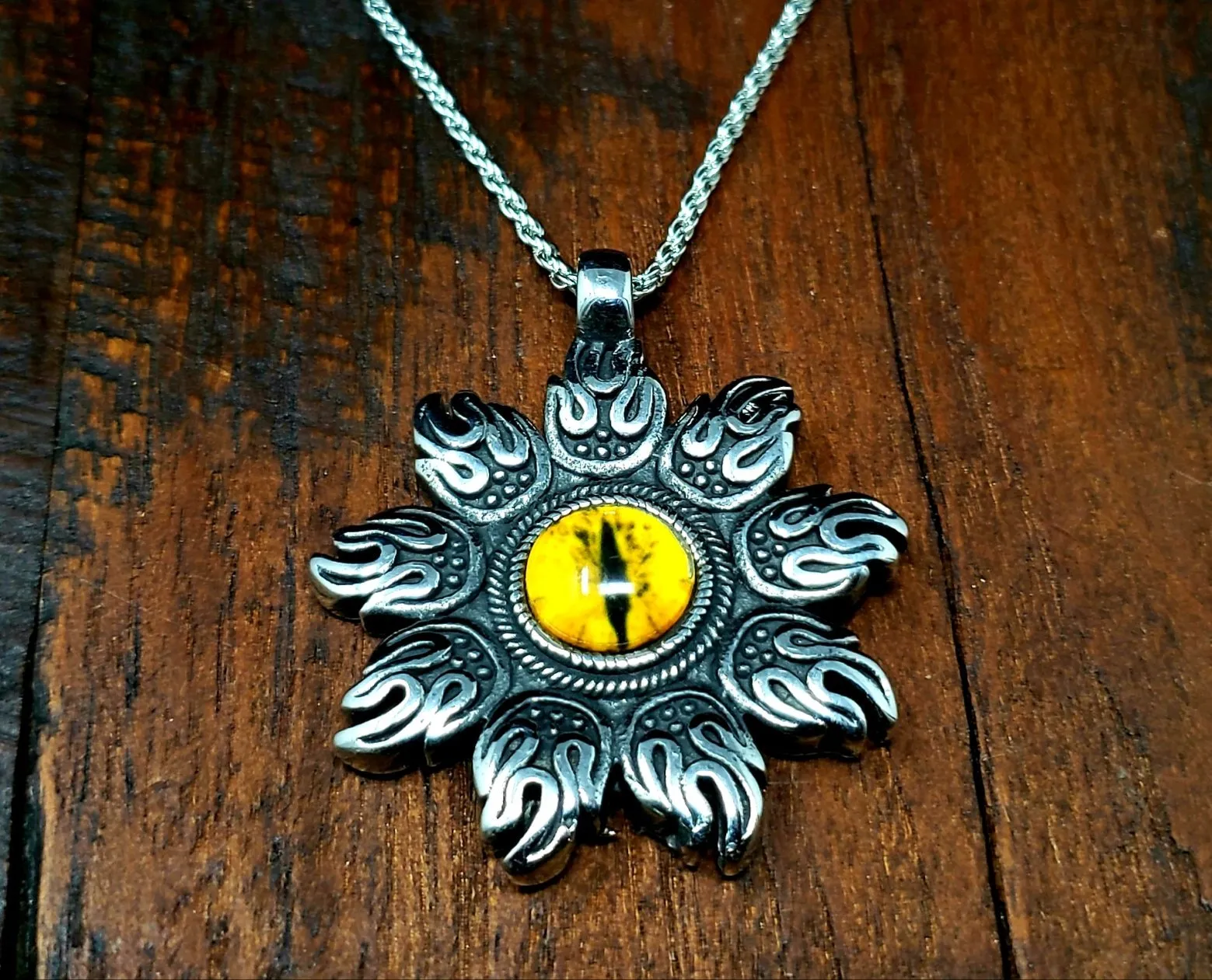Evil Eye Sun Necklace