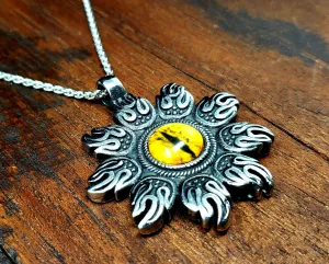Evil Eye Sun Necklace