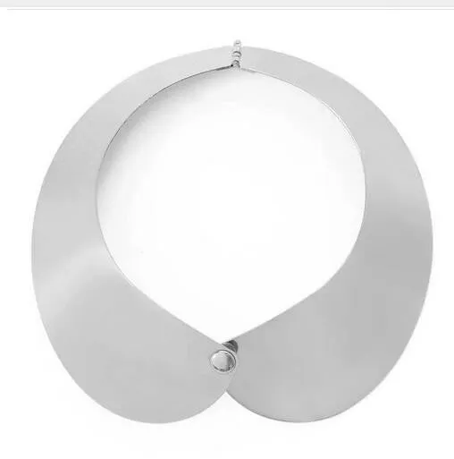 Fashion Jewelry Gold Chain Smooth Metal Choker Necklaces For Women Bijoux Collier Ras Du Cou Chunky Statement Necklace