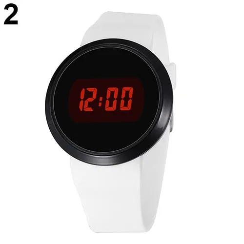 Fashion Touch Screen Watches Men Led Digital Watches Men Sports Watches Silicone Band Day Date Electronic Watches reloj hombre