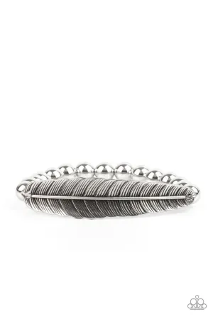 Featherlight Fashion Silver Paparazzi Bracelet