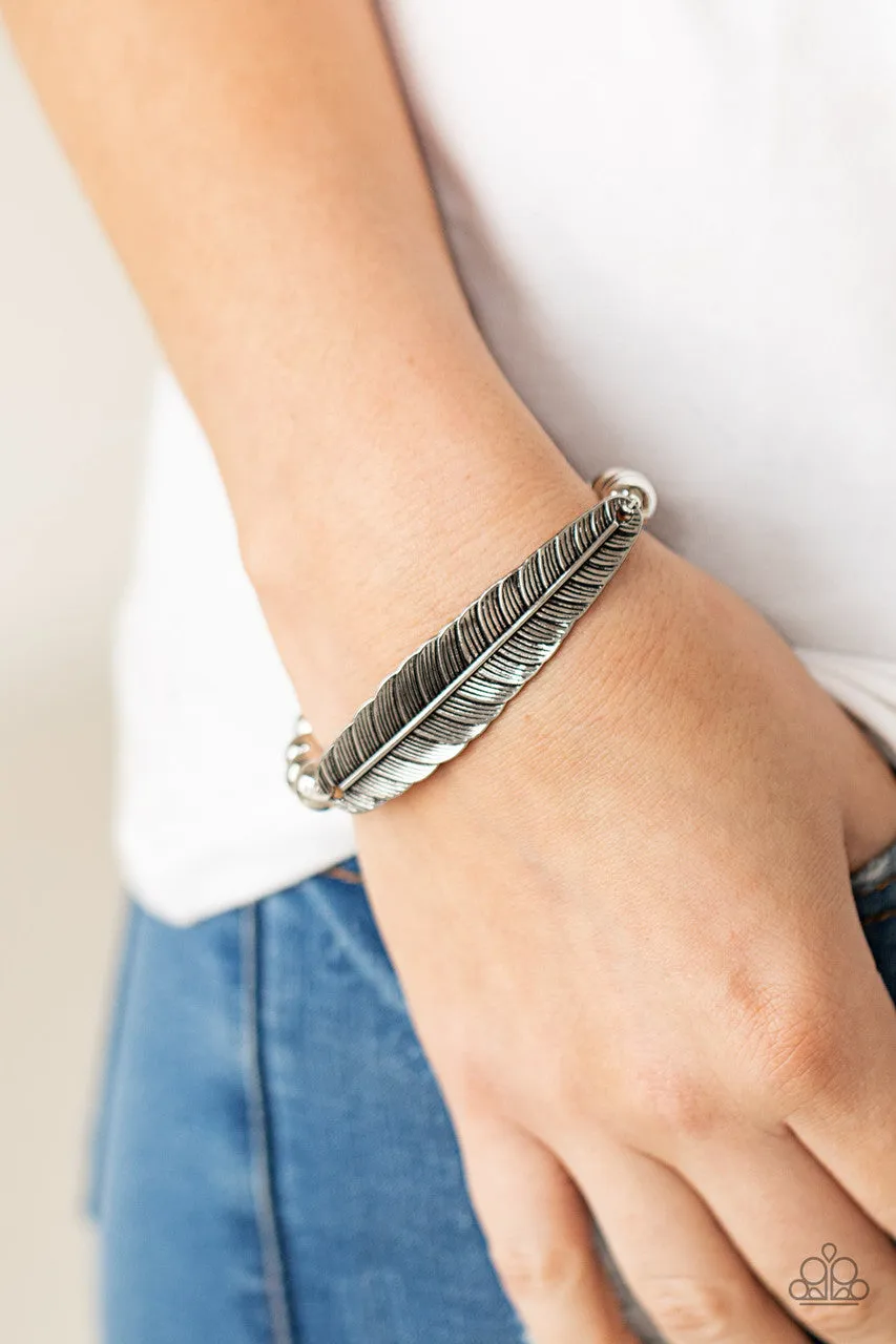 Featherlight Fashion Silver Paparazzi Bracelet
