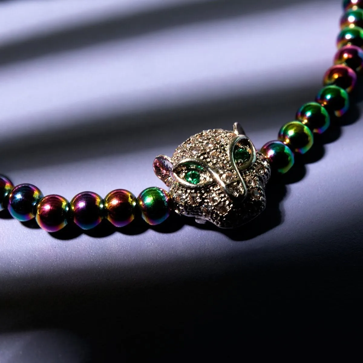 Fierce | Unicorn Silver | Crystal Cat Bracelet