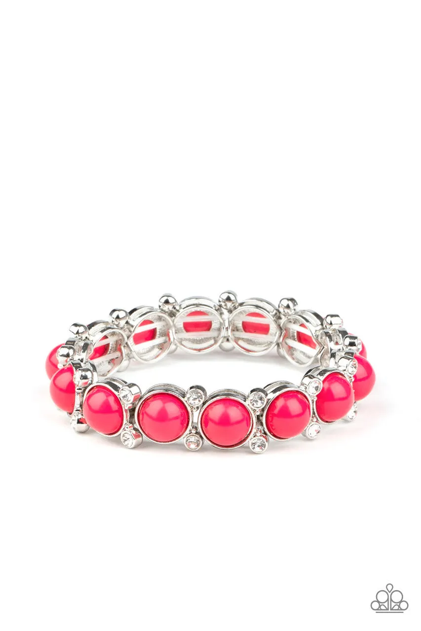 Flamboyantly Fruity Pink Paparazzi Bracelet