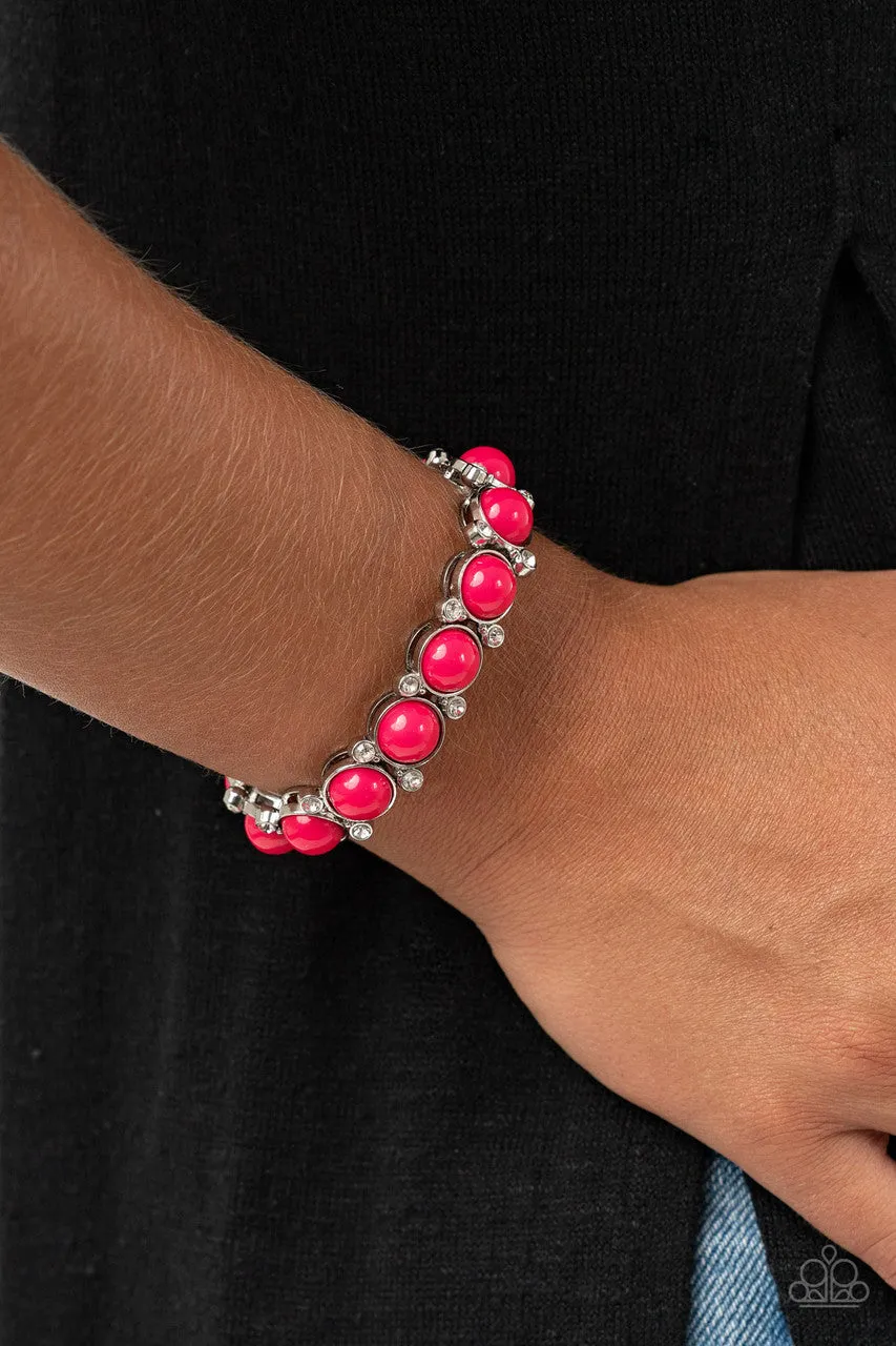 Flamboyantly Fruity Pink Paparazzi Bracelet