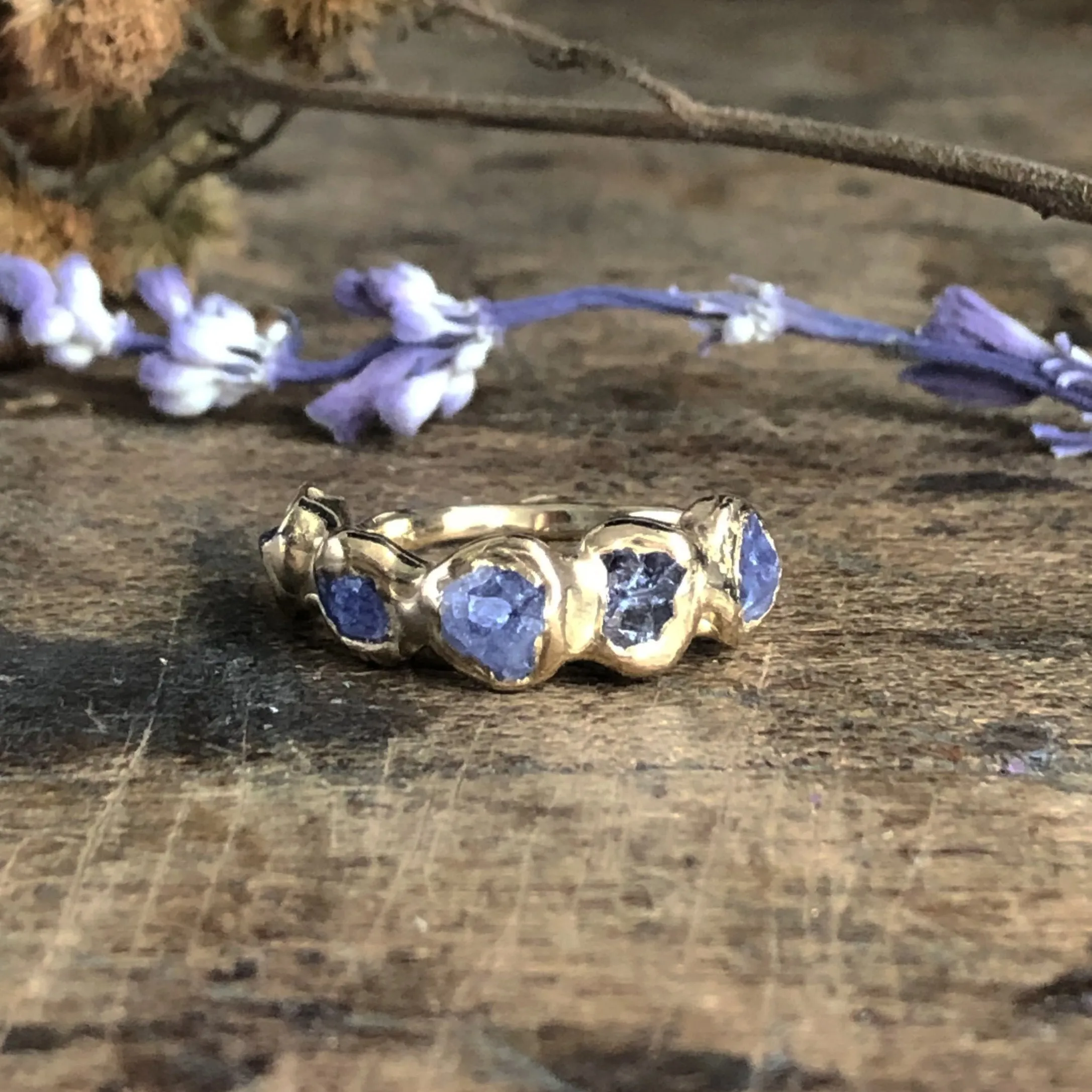 Flower Crown Ring - Tanzanite