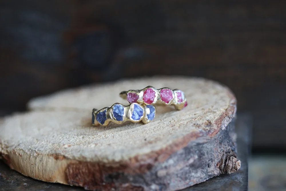 Flower Crown Ring - Tanzanite