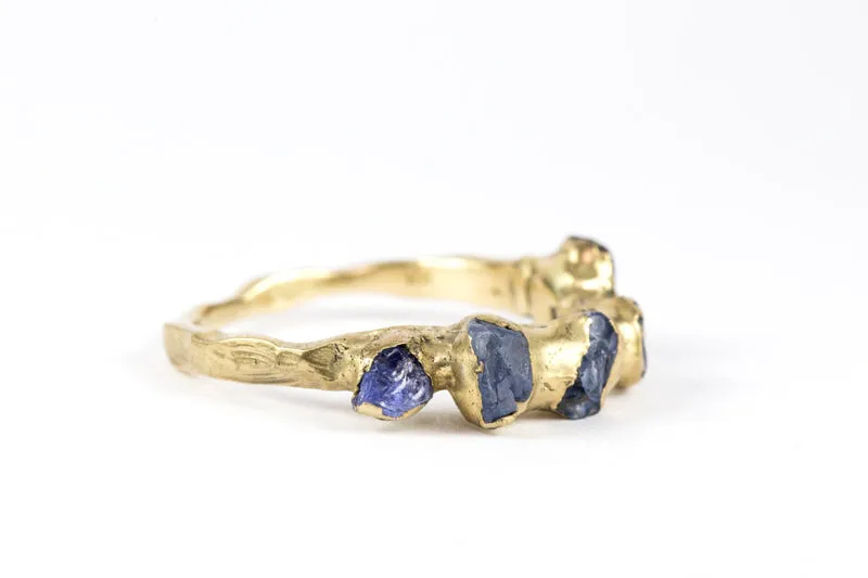 Flower Crown Ring - Tanzanite