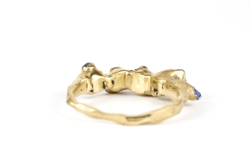 Flower Crown Ring - Tanzanite