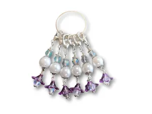 Flowering F2- #002 Set of 6 Stitch Markers
