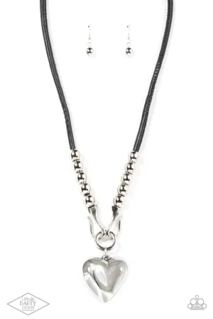 Forbidden Love Black Paparazzi Necklace