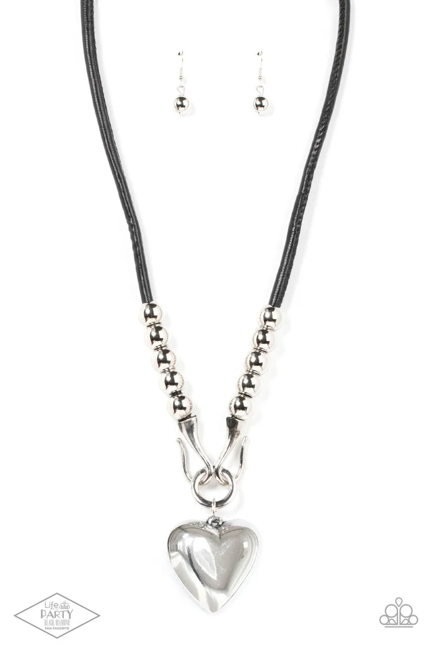Forbidden Love Black Paparazzi Necklace
