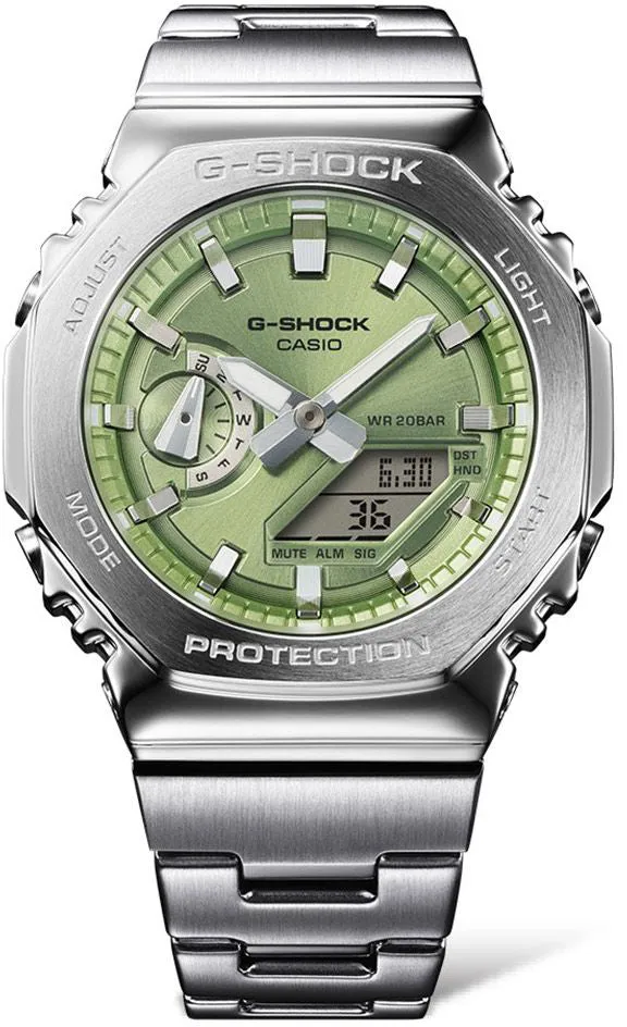 G-Shock 2110 Metallic Green Dual Display Watch