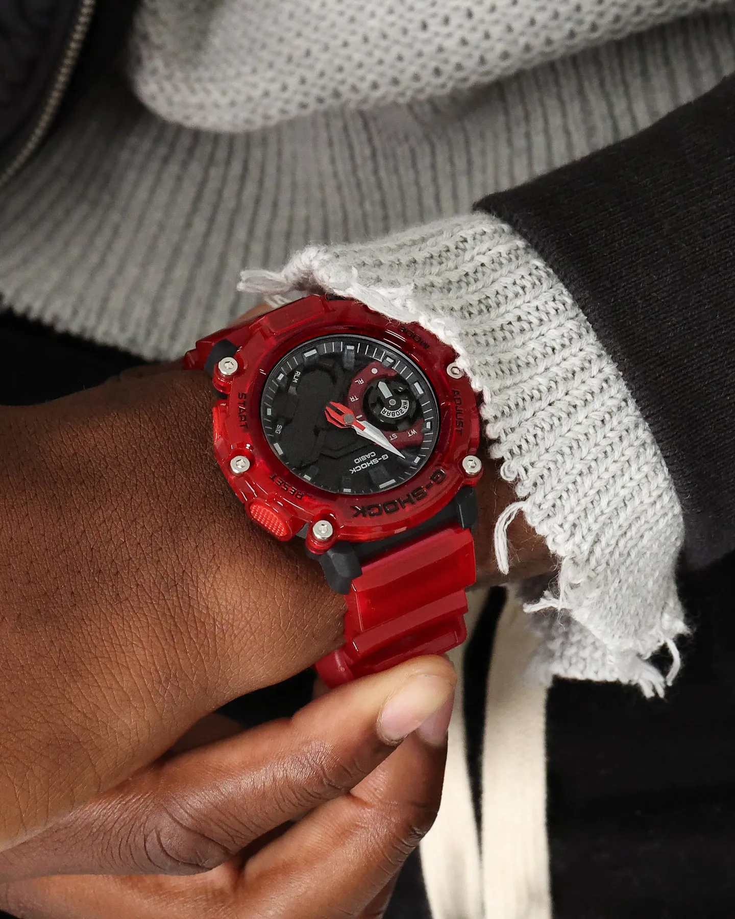 G Shock GA2200SKL-4A Red