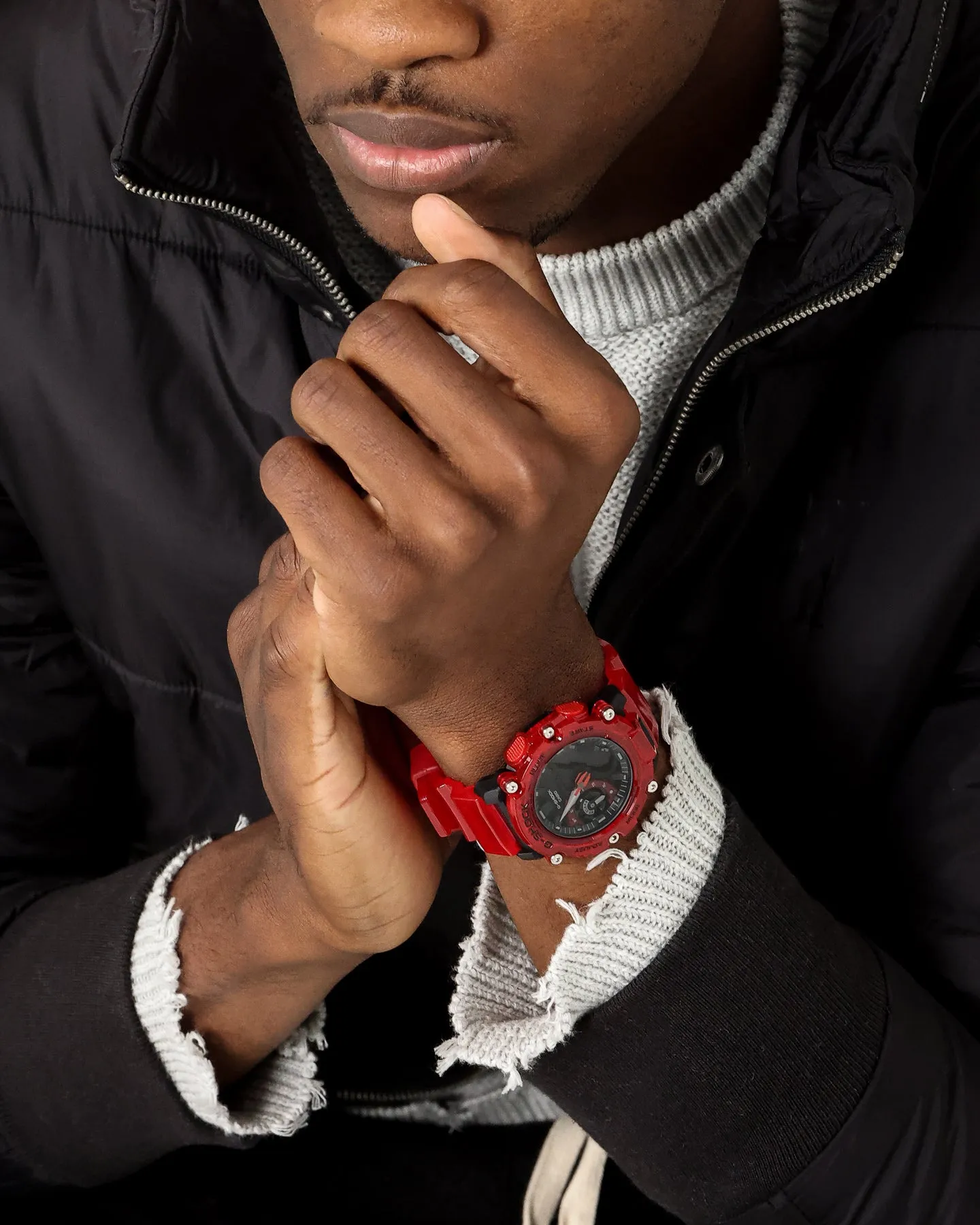 G Shock GA2200SKL-4A Red