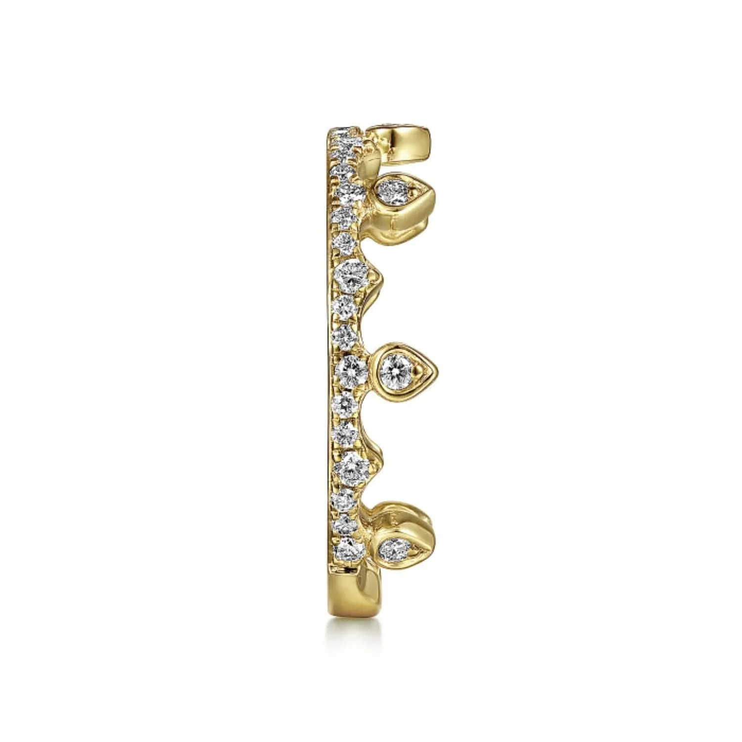 Gabriel & Co. "Crown Princess" Diamond Ring