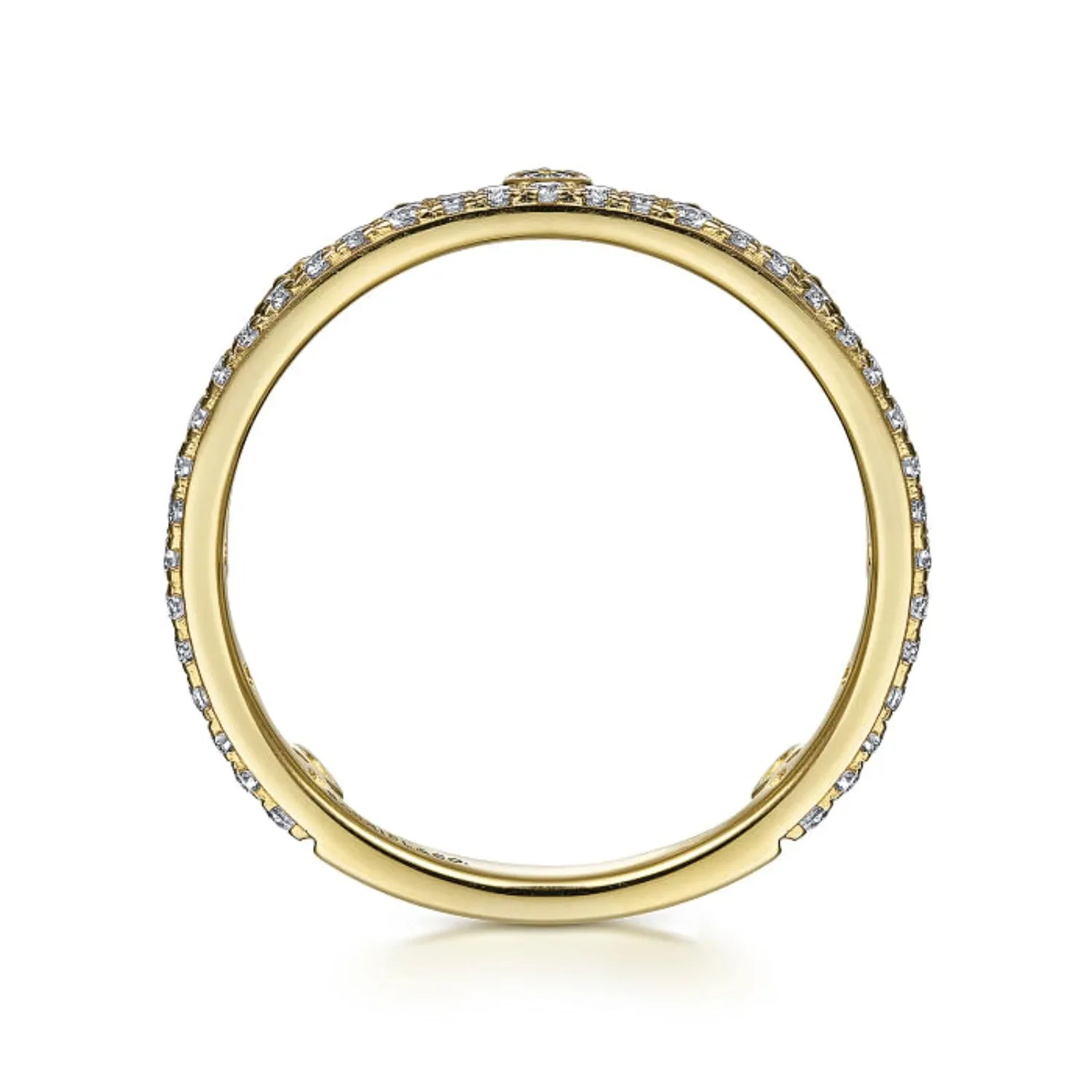 Gabriel & Co. "Crown Princess" Diamond Ring