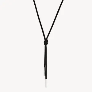 Gamuza Wrap Rod Necklace