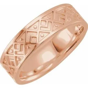 Geometric Band 52359 - 6 mm