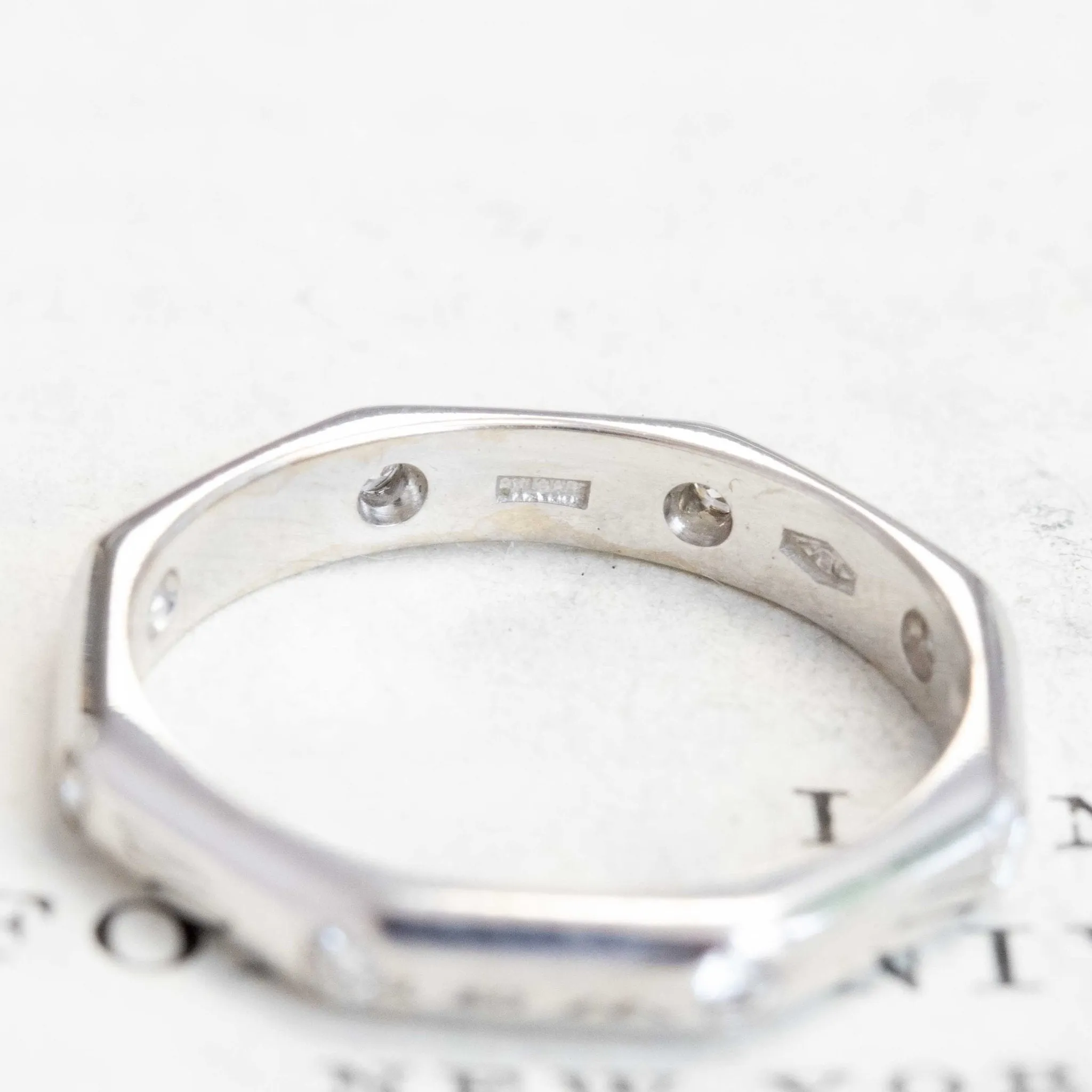 Geometric Diamond Band by Bvlgari