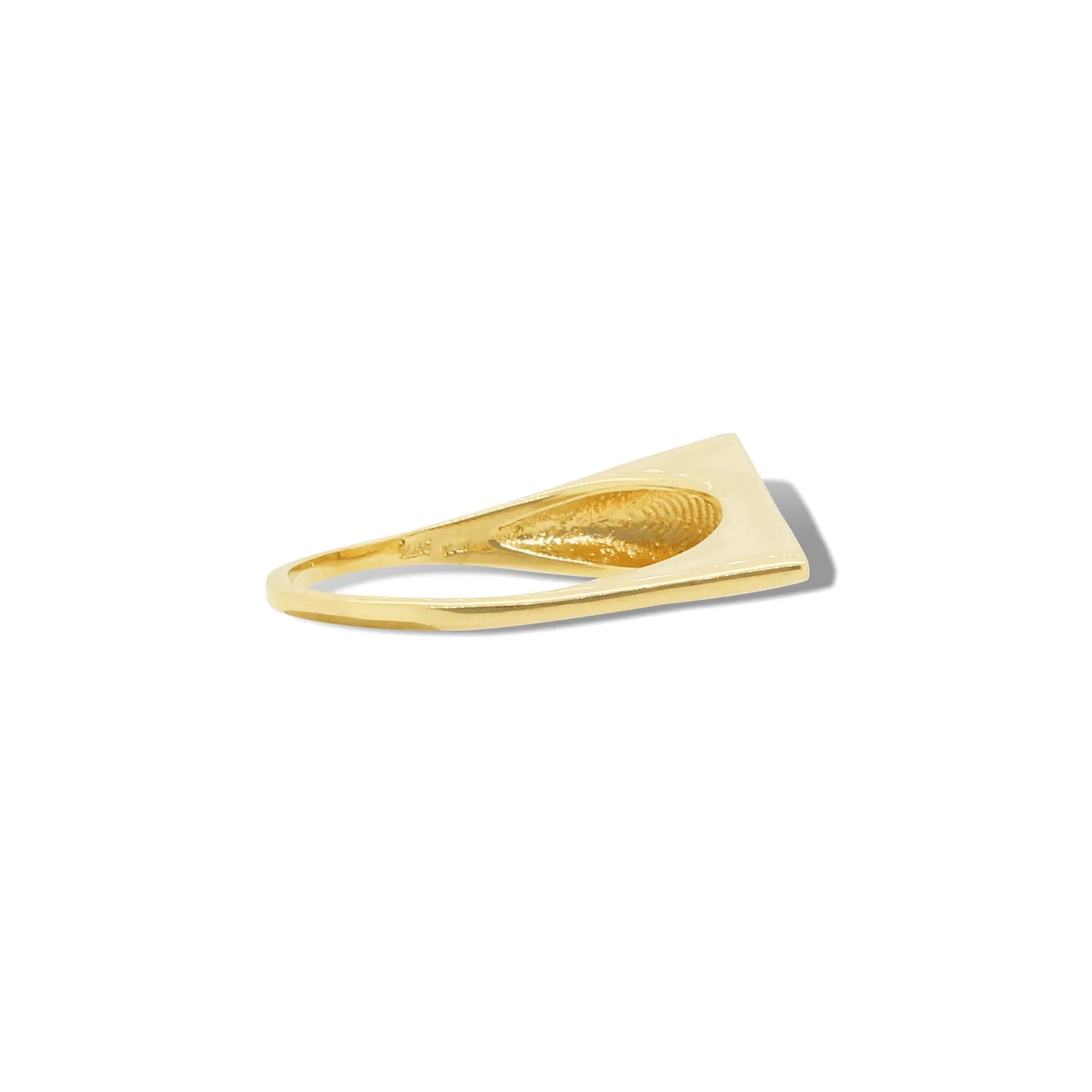Geometric Gold Ring
