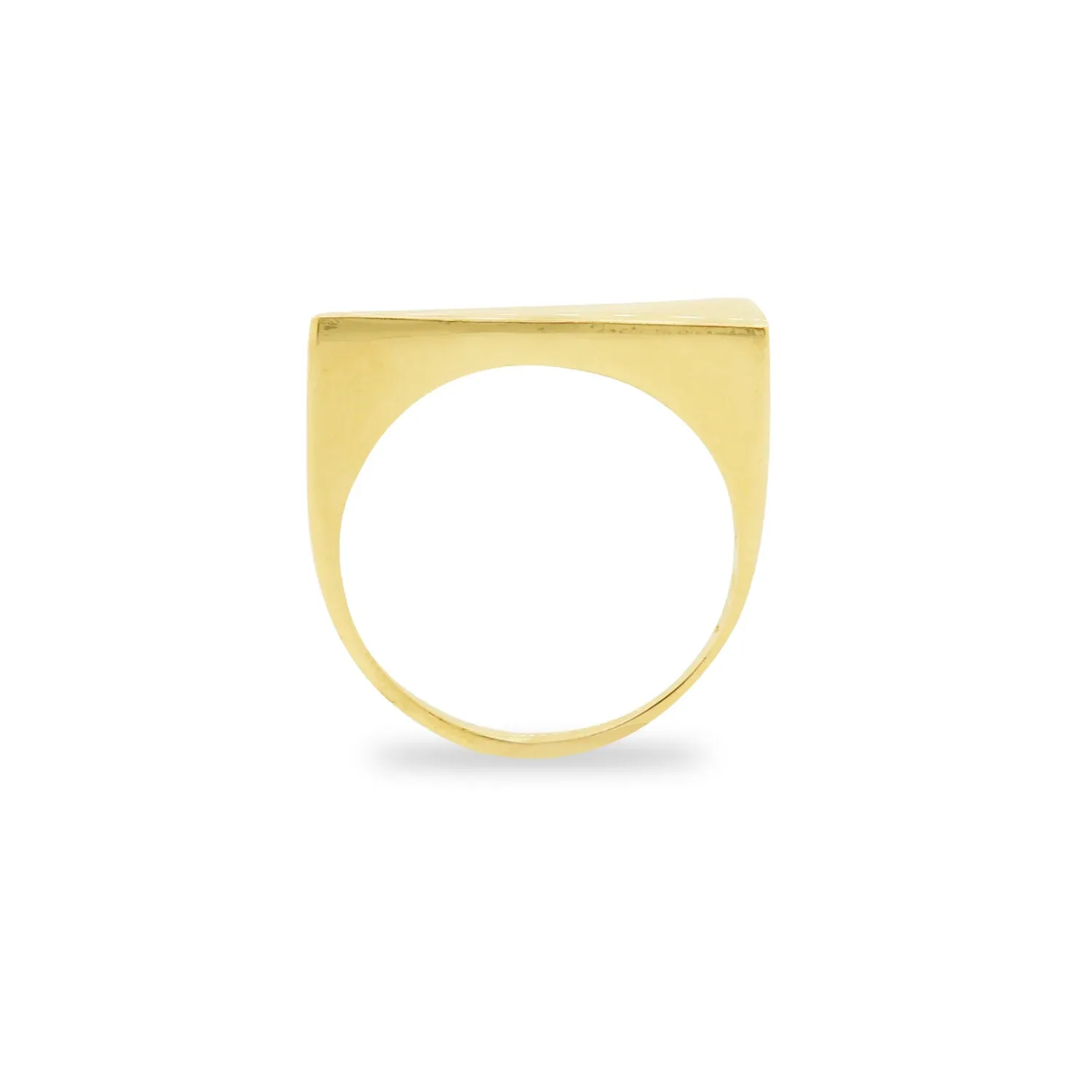 Geometric Gold Ring