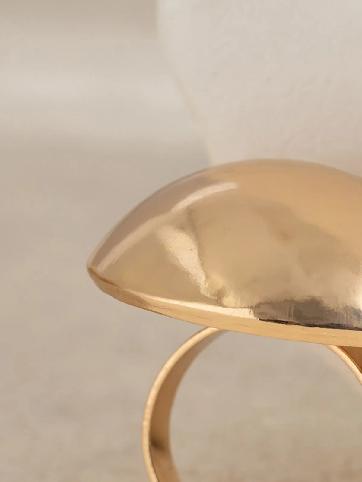 Geometric Half Ball Ring