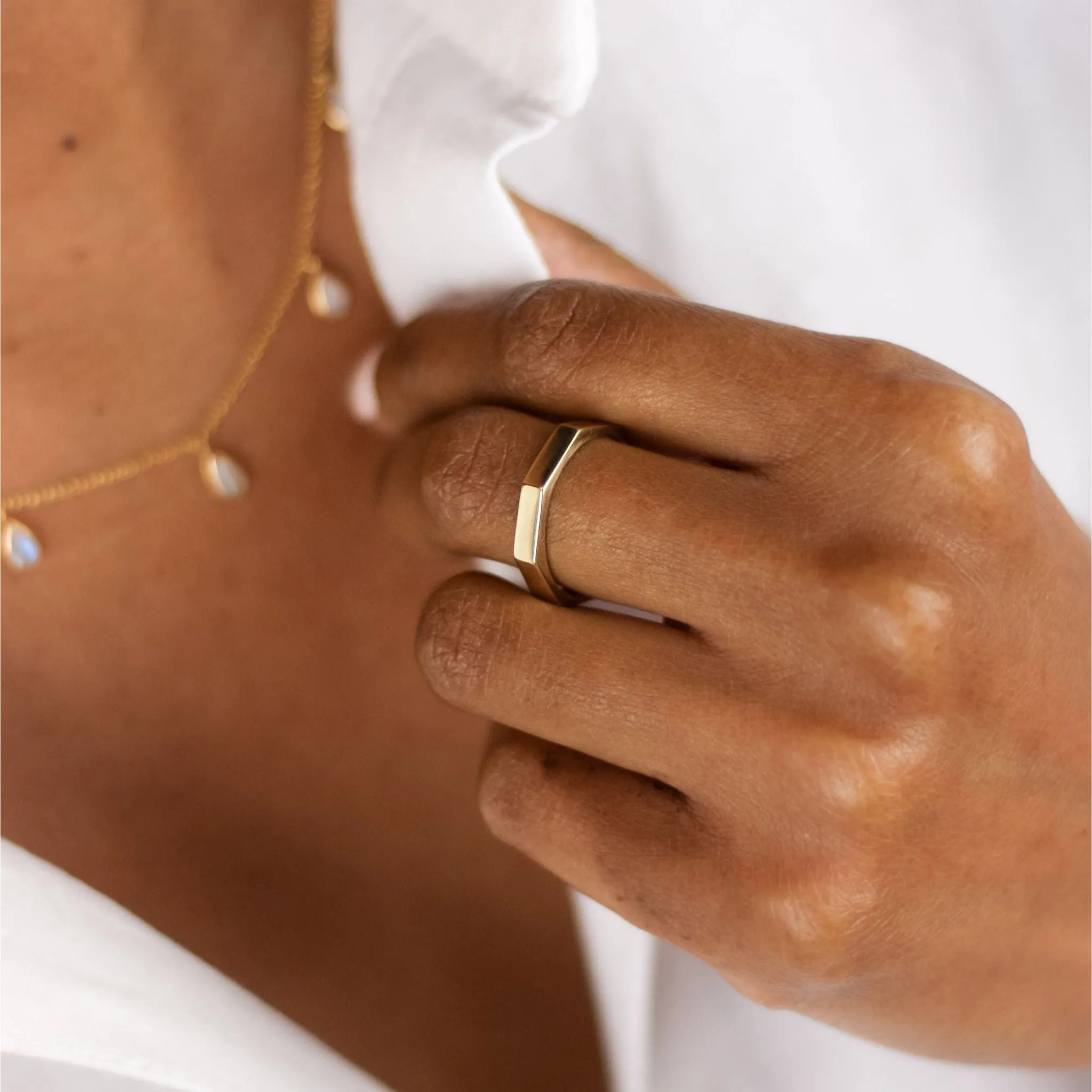 Geometric Stack Ring